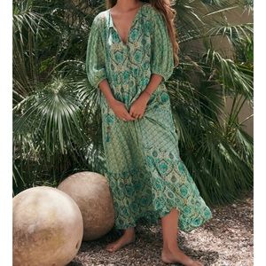 Zara Print Maxi Dress